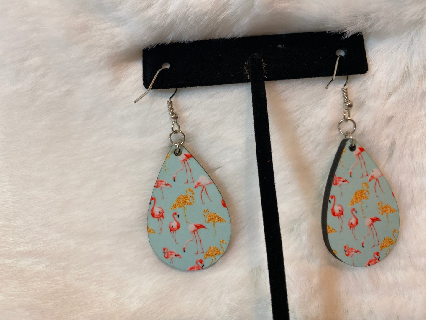 Flamingo Teardrop earrings