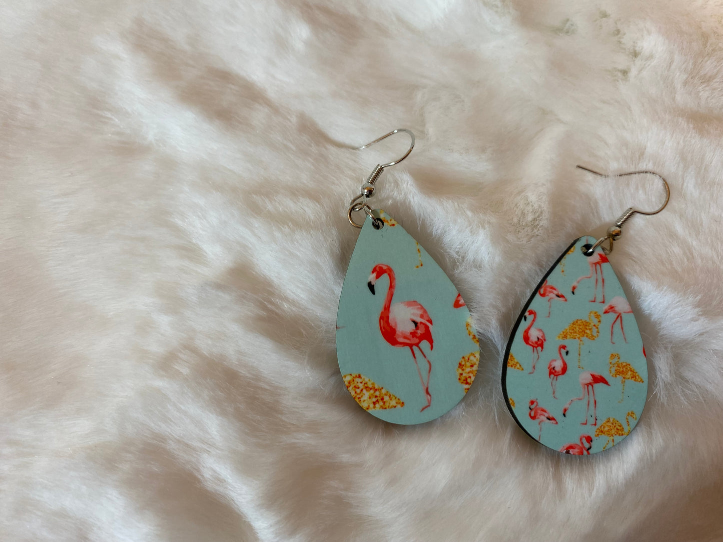 Flamingo Teardrop earrings