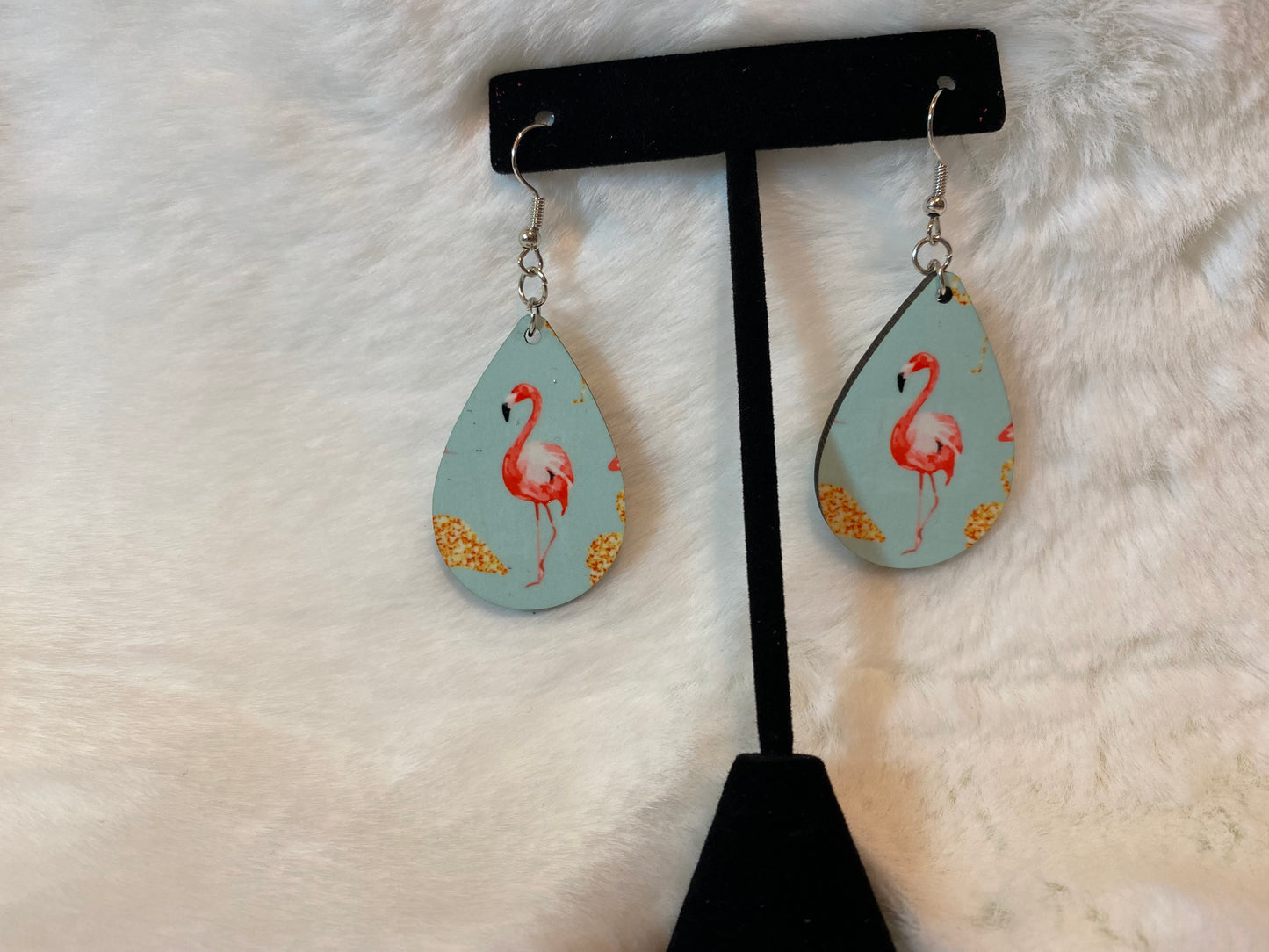 Flamingo Teardrop earrings