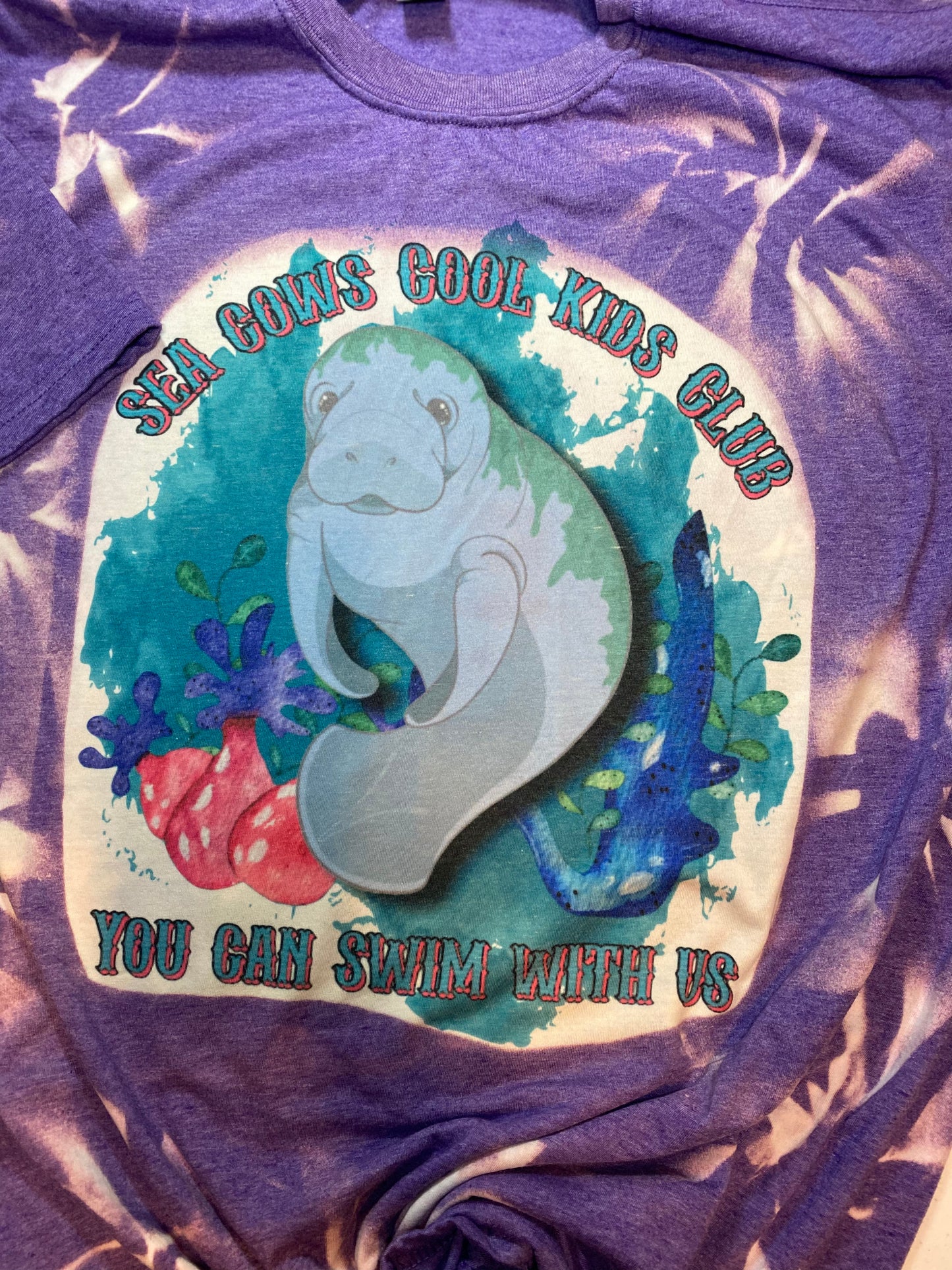 Sea Cows Cool Kids Club T-shirt - Purple